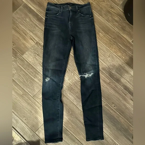 J Brand | Maria Dark Wash Skinny Jean in Arrested | 26 - Picture 4 of 10